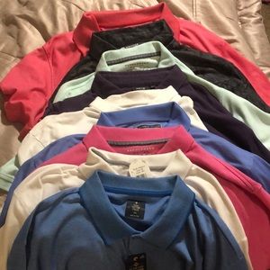 9 collared shirts